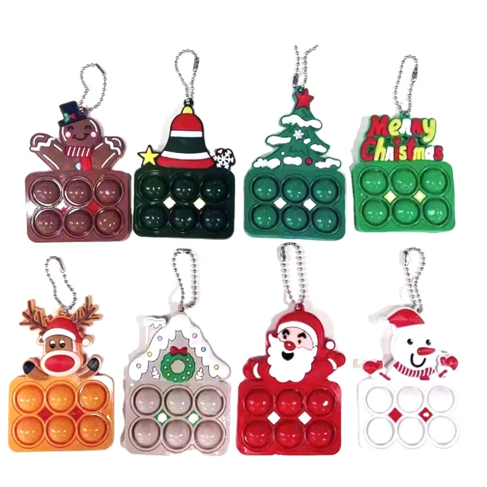 Jouet anti-Stress sensoriel en Silicone de haute qualité, Push Pop It Bubble Fidget