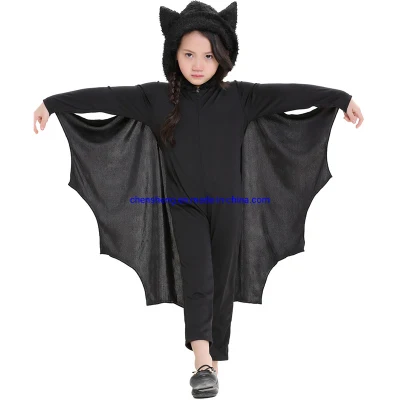 Costume de chauve-souris de sorcière pour enfants, Costume d'halloween, Cosplay, fête de carnaval, Costume de chauve-souris